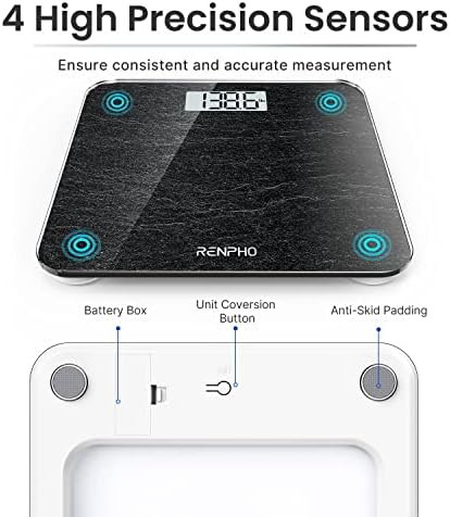 Marble Pattern Digital Bathroom Weighing Scale — photo 4