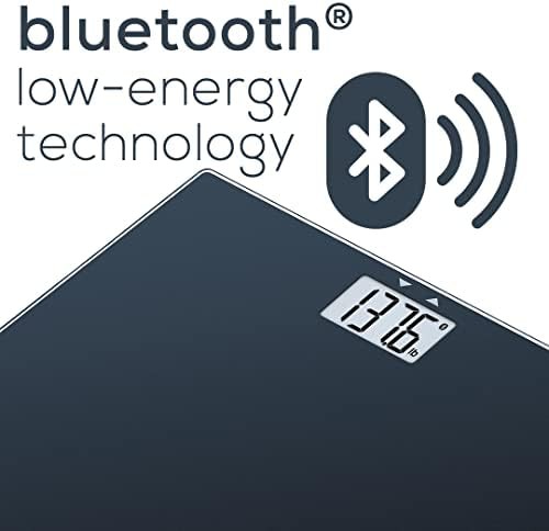 Black Bluetooth Glass Scale with BMI — photo 4