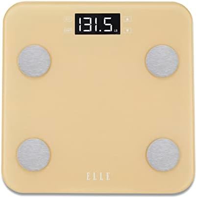 ELLE digital body weight scale with composition tracking