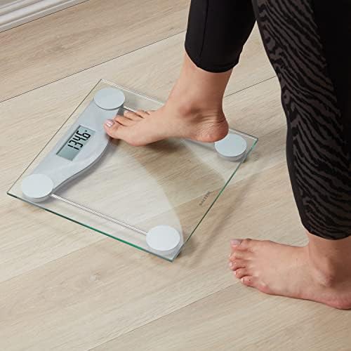 Salter E-Tech glass digital bath scale clear — photo 4