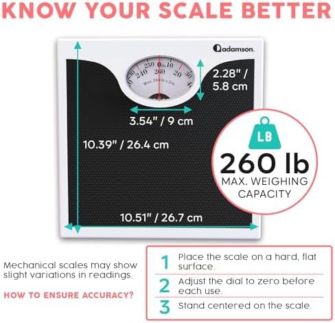 Anti skid rubber surface analog scale — photo 3