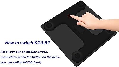 Sleek black digital scale for home — photo 4