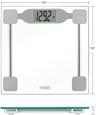 Clear tempered glass digital silver scale — photo 5