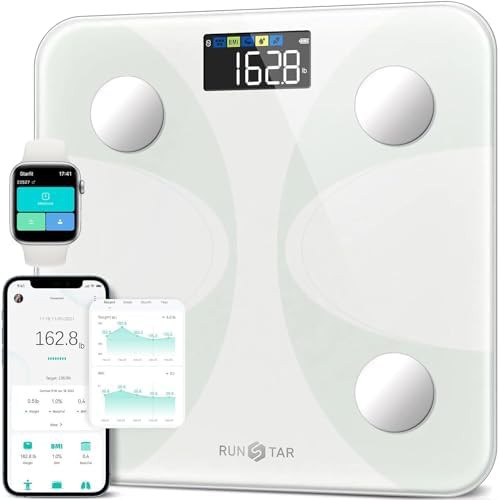 White Smart Body Composition Scale
