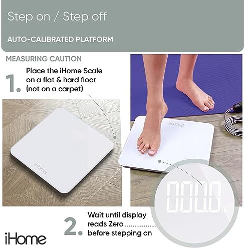 White digital scale for body weight — photo 5