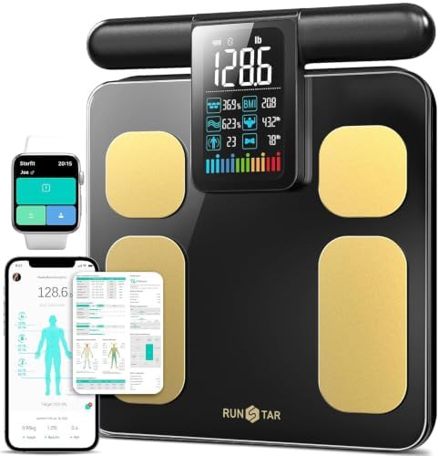 Color screen handle scale for full body composition