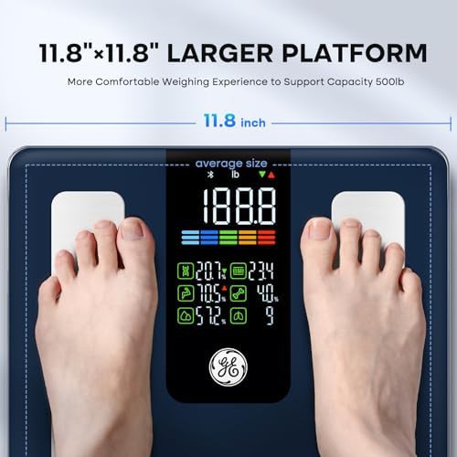 Smart body composition scale with 11.8 inch platform — photo 3