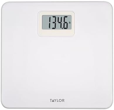 Taylor digital bathroom scale with white platform