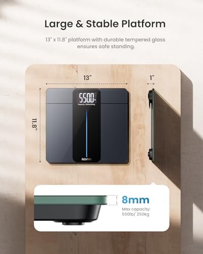 Extra wide digital scale with 550lb capacity — photo 4