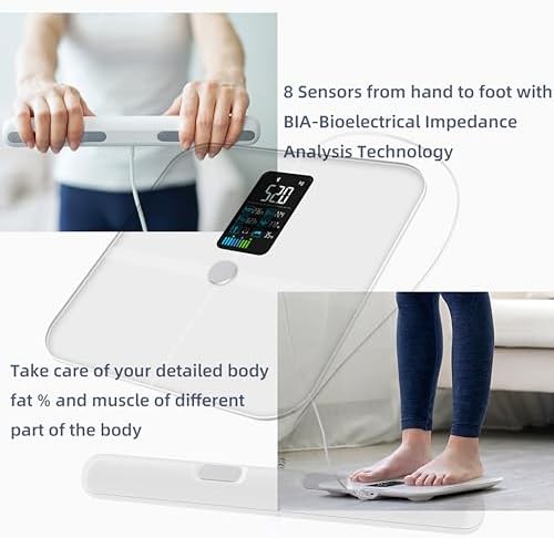 White Eight Electrode Smart BMI Scale — photo 5