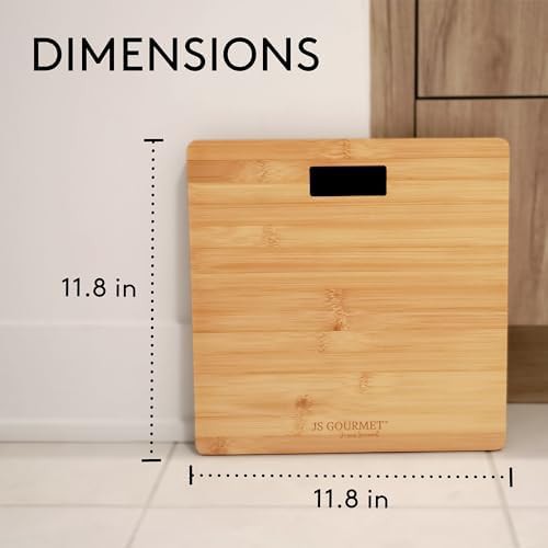 Wooden Bamboo Digital Bathroom Scale — photo 3