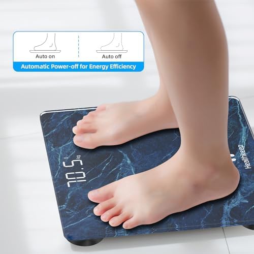 Slim Digital Scale in Marble Blue — photo 4