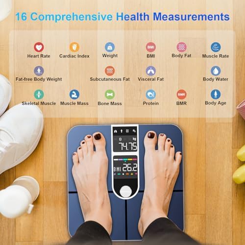 Silver Smart Scale with Heart Rate — photo 3