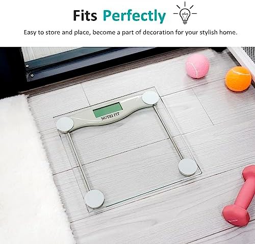 Bathroom scale for body weight in grey finish — photo 3