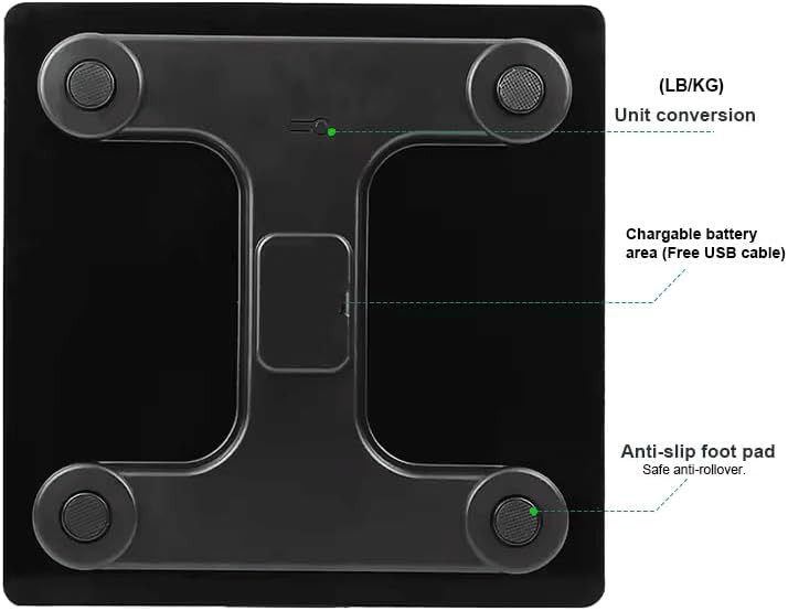 Rechargeable LED Digital Weight Scale with Type-C — photo 4
