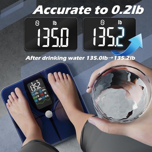Lepulse USB rechargeable BMI smart weight scale — photo 4