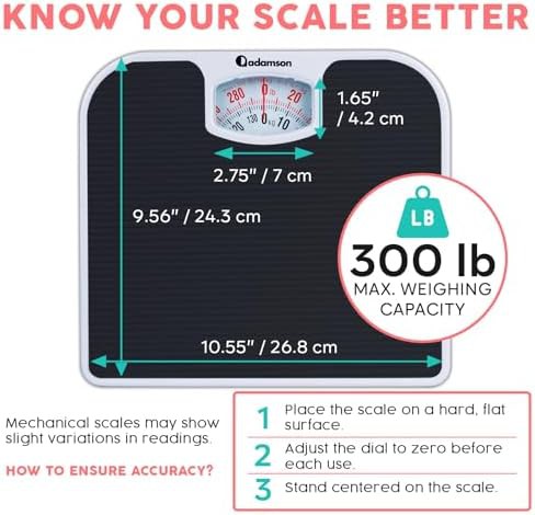 Compact black analog rubber mat scale — photo 4