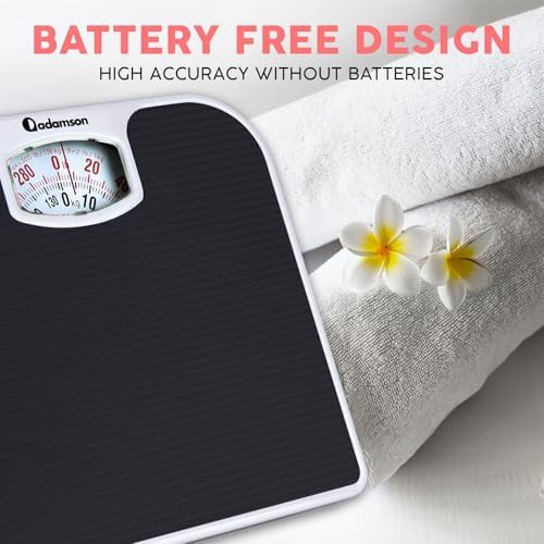 Compact black analog rubber mat scale — photo 5