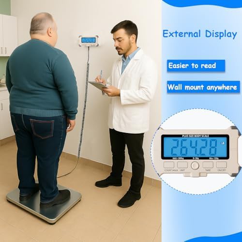Extra Wide Bariatric White Digital Scale — photo 4