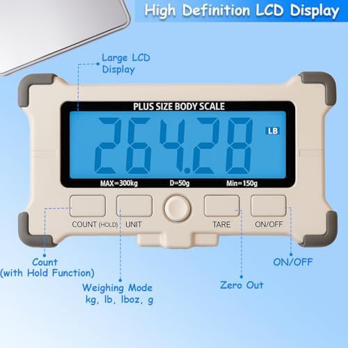 Extra Wide Bariatric White Digital Scale — photo 5