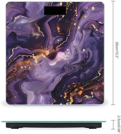 Purple and Gold Abstract Digital Scale — photo 2