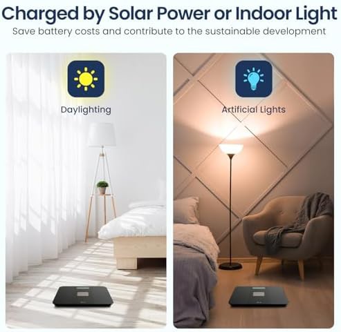 Tipre solar powered electronic bathroom scale — photo 3