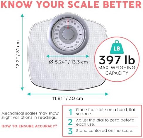 Full white analog 400 lb scale — photo 4