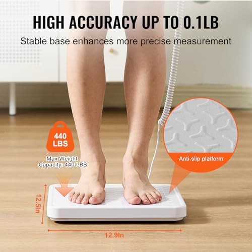 Digital Physician Weight Scale 440 lbs Capacity — photo 3
