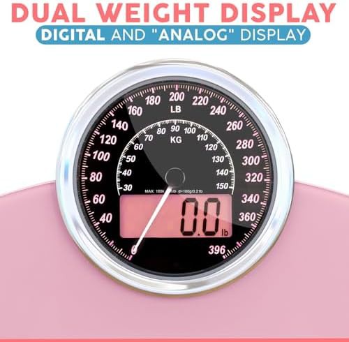 Pink Digital Backlit Bathroom Scale — photo 3