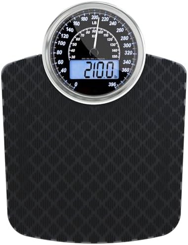 Hybrid analog and digital 400 lb scale