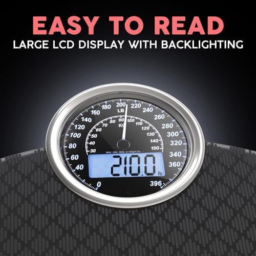 Hybrid analog and digital 400 lb scale — photo 4