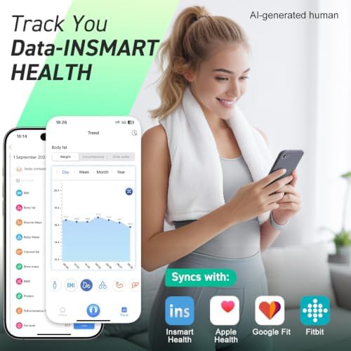 INSMART bluetooth body composition monitor scale — photo 3