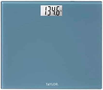 Taylor digital scale with extra wide glass platform