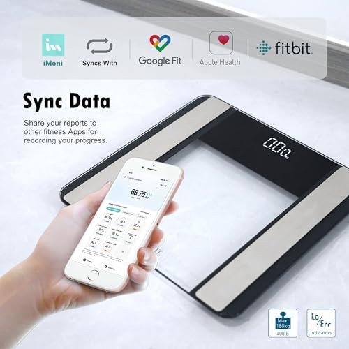 Smart scale for body weight biometric composition four hundred pounds — photo 5