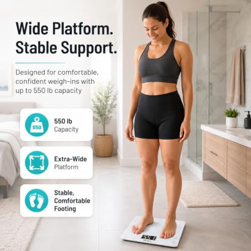 Vive plus size smart weight scale 550 lb limit — photo 5