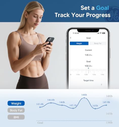 Smart scale with large display and muscle mass — photo 5