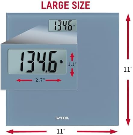 Digital glass body scale in slate blue — photo 3
