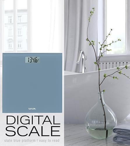 Digital glass body scale in slate blue — photo 5