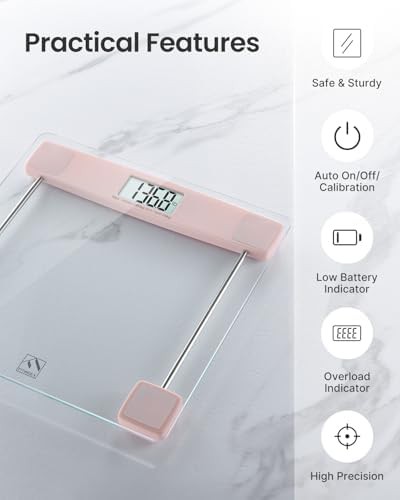 Pink Bathroom Scale with Smart Tape — photo 3