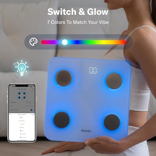 Smart Bluetooth Body Fat Scale in White — photo 3