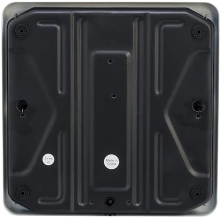 Analog bathroom scale with white and black finish — photo 4