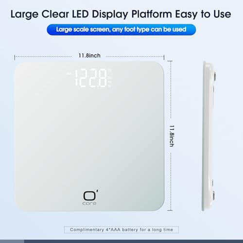 White LED Smart BMI Scale — photo 3