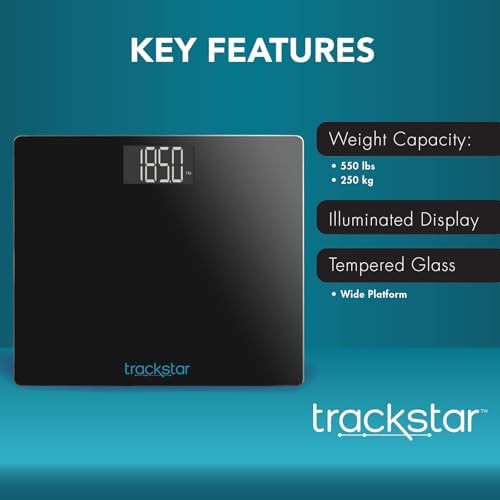 Black wide platform bluetooth digital scale — photo 4