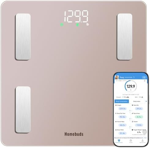 Rose Gold Smart Body Composition Scale