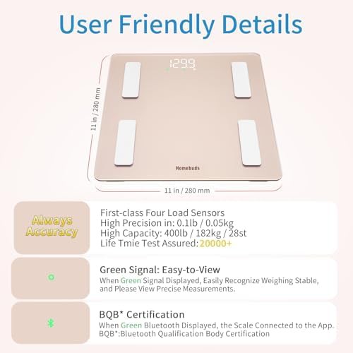 Rose Gold Smart Body Composition Scale — photo 3