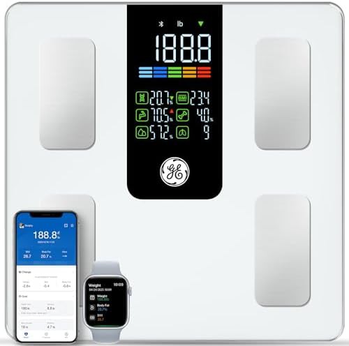 Smart full composition scale supporting 550 lbs