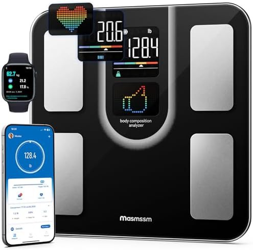 Smart scale with heart rate and BMI