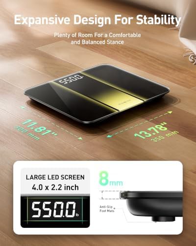 Extra wide tempered glass heavy duty scale — photo 3