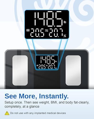 Bluetooth digital smart scale with 400lb limit — photo 3