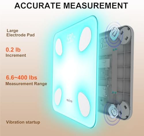 Color changing digital smart bathroom scale — photo 4